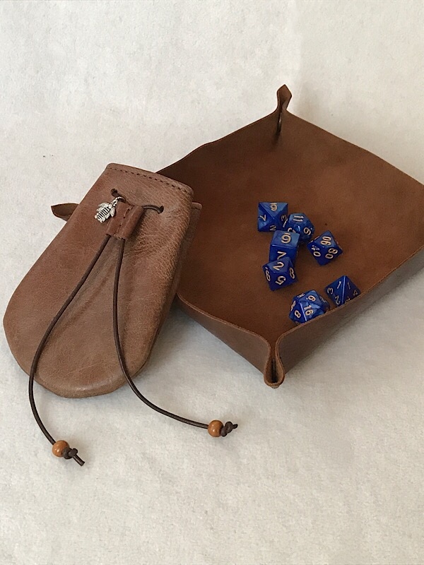 dice tray and pouch blue dice tray and pouch blue dice