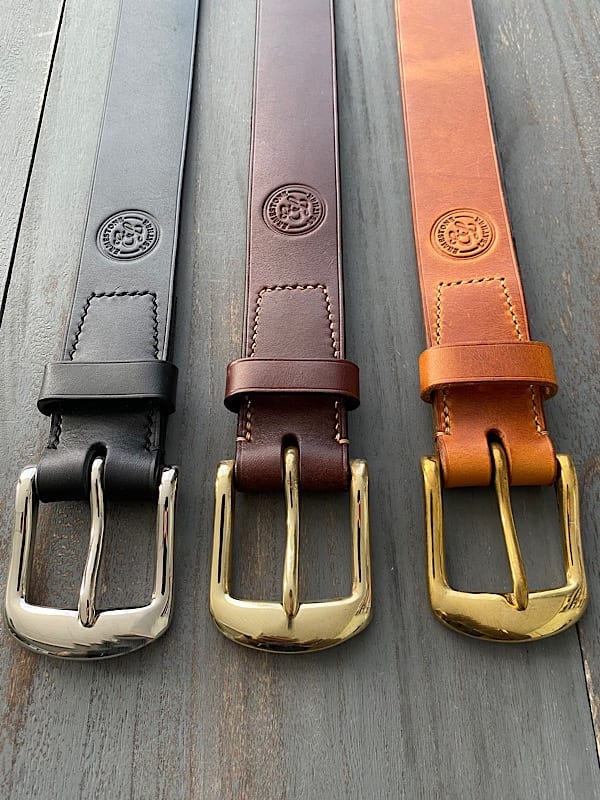 handcrafted quality leather belt