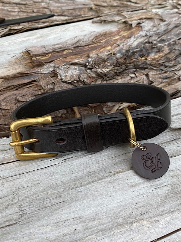 Chocolate dog collar Chocolate dog collar